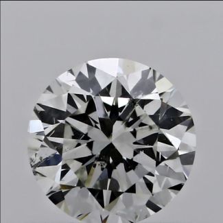 0.30 Carat Round J SI2 VG EX GIA Natural Diamond