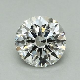 0.3 Carat Round G SI2 EX GIA Natural Diamond