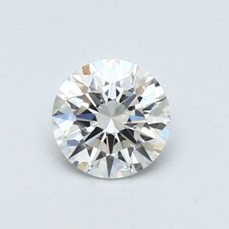 0.48 Carat Round H VS2 EX GIA Natural Diamond