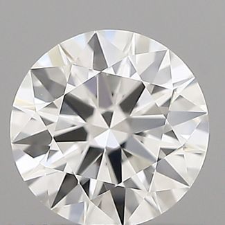 0.45 Carat Round F VVS2 EX GIA Natural Diamond