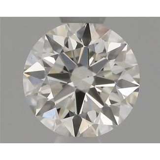 0.54 Carat Round H VS1 EX GIA Natural Diamond