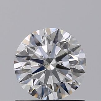 0.70 Carat Round E SI1 EX GIA Natural Diamond