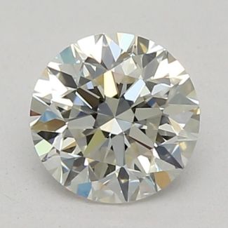 0.46 Carat Round H VS1 VG EX GIA Natural Diamond