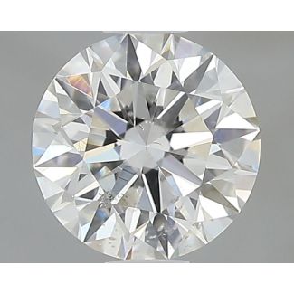 0.54 Carat Round G SI2 EX GIA Natural Diamond