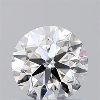 0.70 Carat Round E SI2 VG EX GIA Natural Diamond