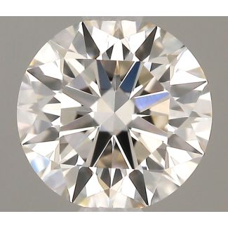 0.36 Carat Round G VVS2 EX GIA Natural Diamond