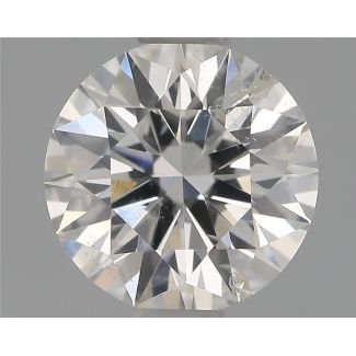 0.70 Carat Round G SI2 EX VG IGI Natural Diamond