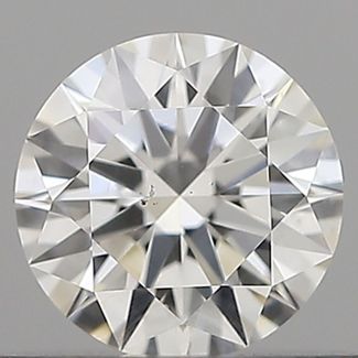 0.43 Carat Round F VS2 EX GIA Natural Diamond