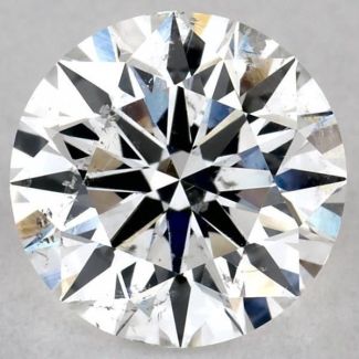 0.61 Carat Round E SI2 EX VG GIA Natural Diamond