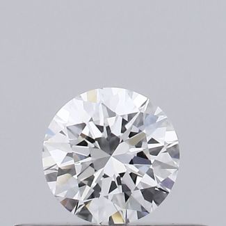 0.23 Carat Round E VVS2 EX GIA Natural Diamond