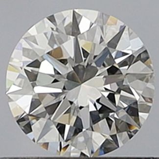 0.6 Carat Round D VVS2 EX GIA Natural Diamond