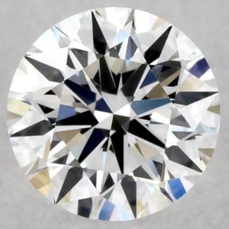 0.23 Carat Round F VVS2 EX GIA Natural Diamond