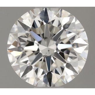 0.53 Carat Round G VS2 EX GIA Natural Diamond