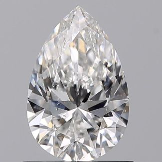 0.72 Carat Pear E SI1 - EX VG GIA Natural Diamond