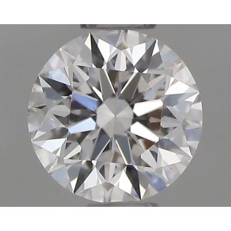 0.4 Carat Round E VS1 EX GIA Natural Diamond