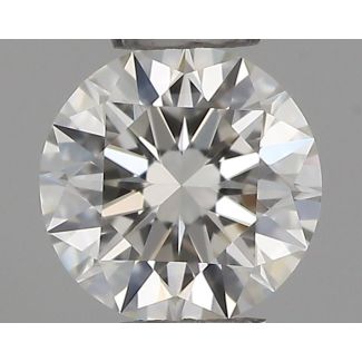 0.24 Carat Round H VVS1 EX VG GIA Natural Diamond