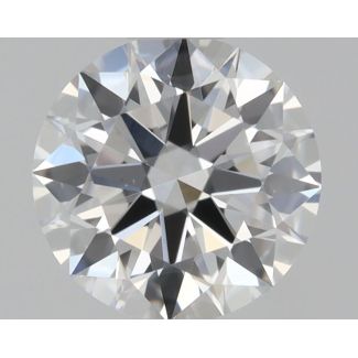 0.36 Carat Round D VS2 EX GIA Natural Diamond