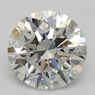 0.60 Carat Round E VVS1 EX GIA Natural Diamond