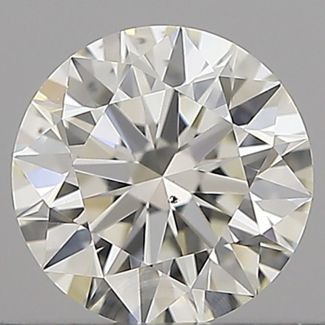 0.52 Carat Round H VS2 EX IGI Natural Diamond