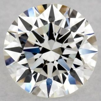 0.54 Carat Round H VS1 EX GIA Natural Diamond