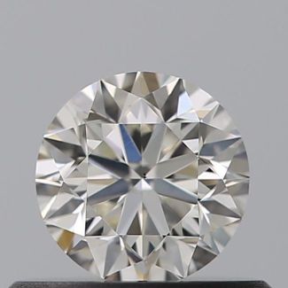 0.40 Carat Round J VS2 VG EX GIA Natural Diamond