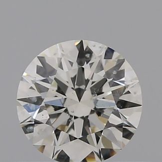 0.36 Carat Round J SI2 EX GIA Natural Diamond