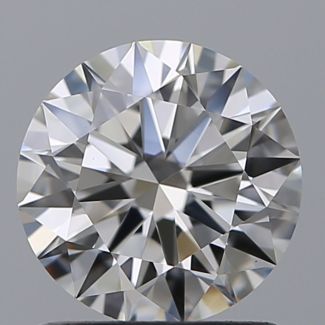 1.03 Carat Round F VVS1 EX GIA Natural Diamond