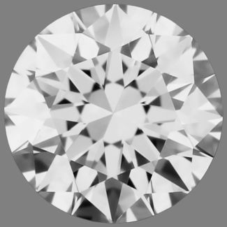 0.21 Carat Round H VVS1 EX GIA Natural Diamond