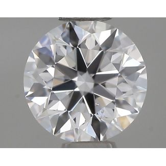 0.45 Carat Round D SI1 EX GIA Natural Diamond