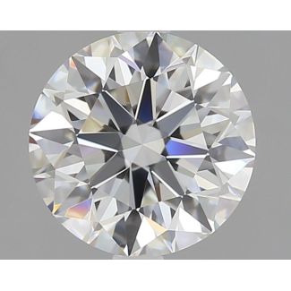 1.5 Carat Round H VVS2 EX GIA Natural Diamond