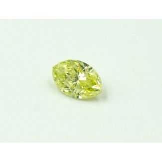 0.31 Carat Marquise Fancy Intense Green Yellow SI1 - GD NONE Natural Diamond