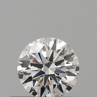 0.27 Carat Round F VVS2 EX GIA Natural Diamond