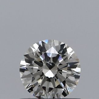 0.50 Carat Round I SI1 EX GIA Natural Diamond