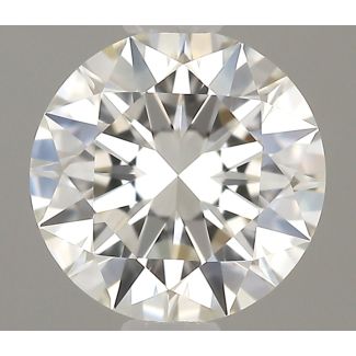 0.4 Carat Round F VVS2 EX GIA Natural Diamond