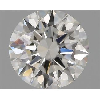 0.43 Carat Round H VS1 EX GIA Natural Diamond