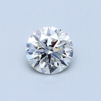 0.5 Carat Round F SI1 VG EX GIA Natural Diamond