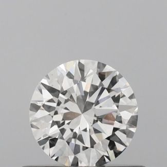 0.5 Carat Round F VS2 EX GIA Natural Diamond