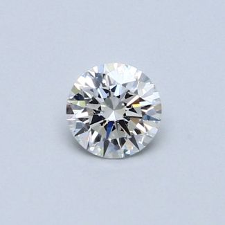 0.52 Carat Round D SI1 EX VG GIA Natural Diamond