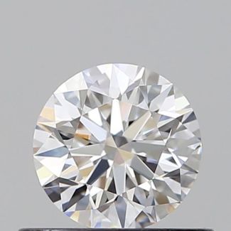 0.5 Carat Round D VVS2 EX VG GIA Natural Diamond