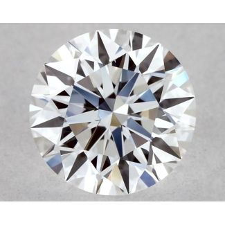 0.5 Carat Round D VVS2 EX VG GIA Natural Diamond