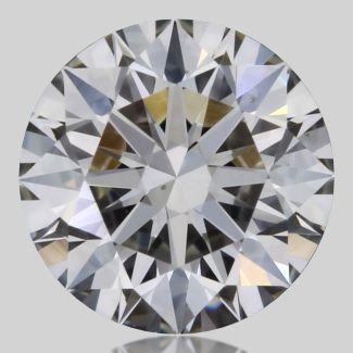 0.31 Carat Round H VS2 EX GIA Natural Diamond