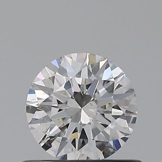 0.5 Carat Round E VS2 EX GIA Natural Diamond