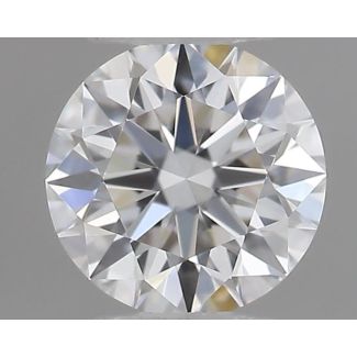 0.23 Carat Round F VVS1 EX GIA Natural Diamond