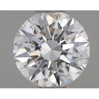 0.52 Carat Round F IF EX GIA Natural Diamond