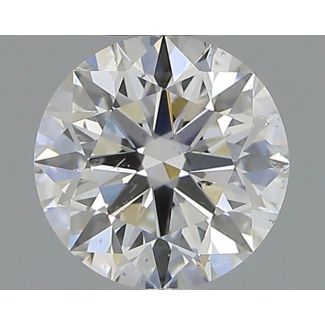 0.56 Carat Round D SI1 EX GIA Natural Diamond