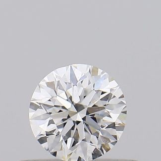 0.3 Carat Round D SI1 EX VG GIA Natural Diamond