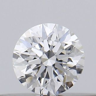 0.18 Carat Round D VVS1 EX GIA Natural Diamond