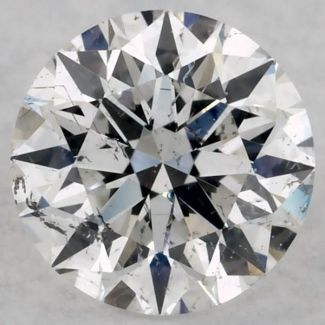 0.4 Carat Round F SI2 EX GIA Natural Diamond