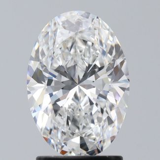 2.01 Carat Oval D VVS2 - EX GIA Natural Diamond