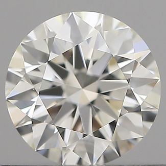 0.6 Carat Round H VVS2 EX IGI Natural Diamond